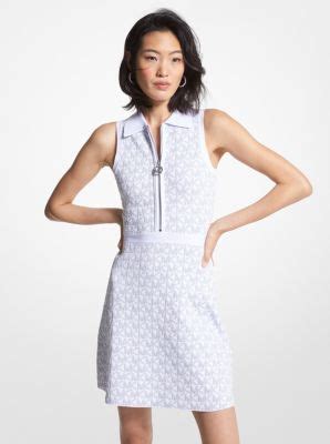 michael kors logo jacquard polo dress|Logo Jacquard Polo Dress .